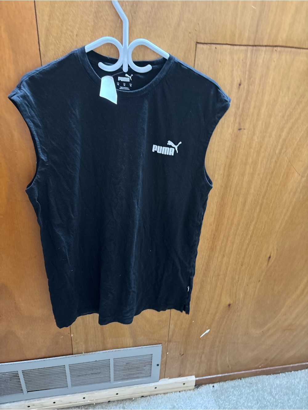 Puma Black Women’s Logo Muscle Tee